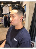 グッドプレイスアンドシング(Good Place&thing)&nbsp;メンズ刈り上げ短髪バーバースタイルスリックバックフェード