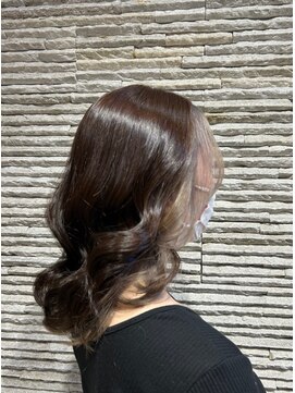 ビス ヘア アンド ビューティー 西新井店(Vis Hair＆Beauty) 20代30代大人かわいい艶感グレージュフェイスフレーミング