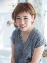 モニカ 横須賀中央店(Monica)&nbsp;デザインカラー/シルキーベージュ/グレージュカラー/斜めバング