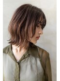 20代30代/大人かわいい/小顔ひし形/ウルフ/ミディアムレイヤー