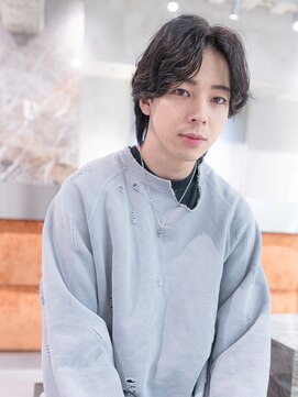 ハバナ 新宿(HAVANA) ウルフ/センターパート/モテる/トランクスヘア/スパイラルパーマ