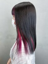 アルバム 銀座(ALBUM GINZA)&nbsp;レイヤーカットベビーピンクデザインカラー_ba403833