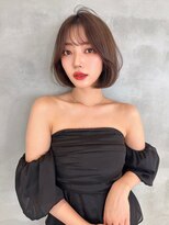 ロンドローズ 名古屋(Lond damaskRose)&nbsp;ブリーチ 学割 オリーブベージュ レイヤーカット リタッチ5