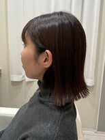 クレールイーエムエー(CLAIRE e.m.a)&nbsp;切りっぱなしボブ/ダークブラウン