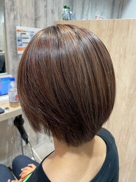 エヌアンドエー せんげん台店(N&A) 大人ショートボブ×秋冬カラー 髪質改善Tr/ブラウン/ベージュ