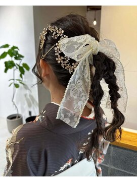 コフル(COFUL) 編みおろしポニー