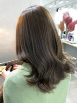 ビビバイベル(BiVi by BHEL)&nbsp;三重桑名韓国レイヤーカット顔まわりレイヤーボブヘアグレージュ