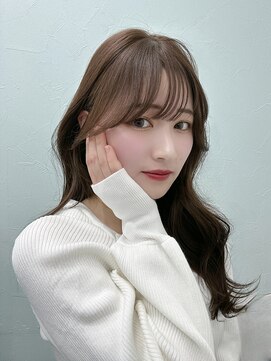 スカイ 本店(SKY) CHELL_韓国レイヤーと顔周りカットで結んでも可愛い"こなれヘア"