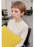 【Owll】石田学史刈り上げマッシュショート20代30代40代ベージュ
