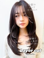 スタートウキョウ 渋谷(STAR TOKYO)&nbsp;抜け感レイヤーカット◎シースルーバング×夏カラー