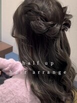 バディ 中野駅前店(BUDDY)&nbsp;ハーフアップヘアアレンジ ￥7900～【中野美容室】
