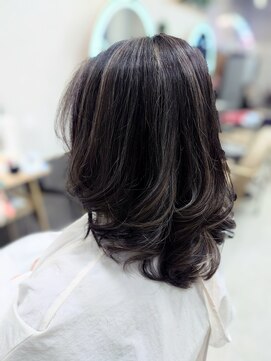 イリエヘア 川口(irier hair) 筋感抜群ハイライト