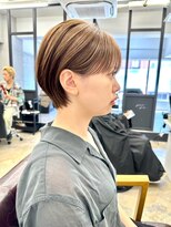 ジュベ 別府店(juve.)&nbsp;別府ショートボブ顔まわりレイヤーカット髪質改善カラー30代