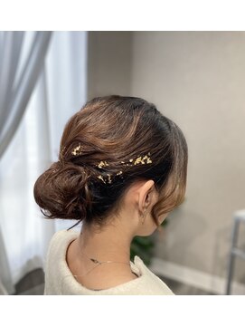 結婚式ヘアセット