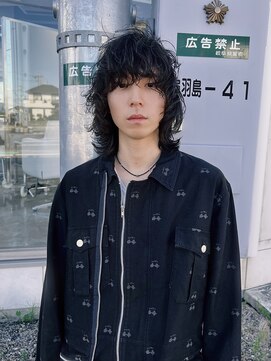 ブランコトレス 鏡島(BLANCO tres) レイヤーカット/レイヤーパーマ/メンズパーマ/メンズミディアム