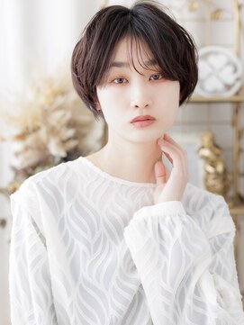 カバーヘア ブリス 北浦和(COVER HAIR bliss) くせ毛レイヤーボブ黒髪小顔クールショートa北浦和20代30代40代