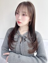 エニー 栄(Any) 韓国スタイル セミロング