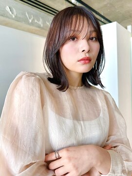 シンス 銀座(since) レイヤーボブ/小顔レイヤー/似合わせカット/小顔ボブ