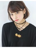 小顔ワンサイドショートボブ