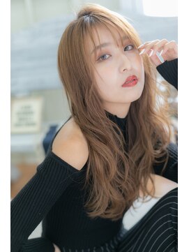 ジャストヘア ラポール 北久里浜店(just hair RAPPOR) ロング×レイヤースタイル　フェザーバング