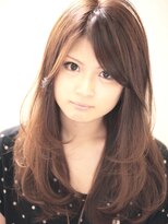 ミューズ 新宿(MUSE)&nbsp;大人かわいいブランジュ美髪ストレート愛されセミディ