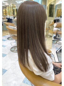 ロンドプランタン 恵比寿(Lond Printemps) 【Lond printemps】フォギーベージュセミロングストレート