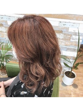 ハウオリ ヘアーワークス(Hauoli hair works) モーブピンク×ピラミンゴ