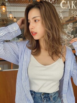 ルービック 奈良(Rubik's) ウェーブ×透明感カラー×レイヤーカット