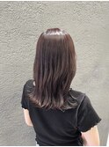 こっくり系 暗くても透け感チョコベージュ