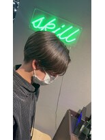 スキル(SKILL) 韓国風ニュアンスセンターパート