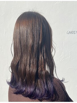 ガーデン Garden ヘアーメイク hair make 裾カラー