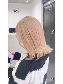ジゼル(gisele) ペールピンクベージュ