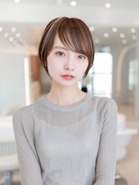 イルハバナ 渋谷(ill HAVANA)&nbsp;20代30代大人かわいい/斜めバング/シルキーベージュ/前髪/小顔