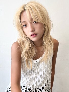 ココ 原宿(KOKO) 黒髪小顔クラゲヘアーオリーブグレーココアベージュ