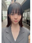 10代20代30代40代50代 前髪　姫カット　外ハネタッセルボブ藤沢