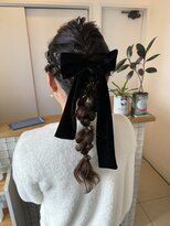 リアン(Lien)&nbsp;結婚式お呼ばれヘア/編み下ろし