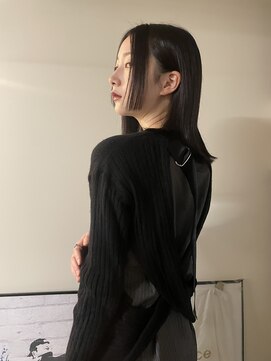 ノラ シブヤ(NORA) モードヘア/ナチュラルストレート/姫カット