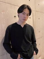 ダークアッシュ/アッシュブラック/カルマパーマ/ベリーショート