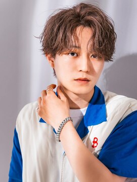 オーシャントーキョー 原宿(OCEAN TOKYO) 波巻きパーマメンズツイストスパイラルパーマセンターパート