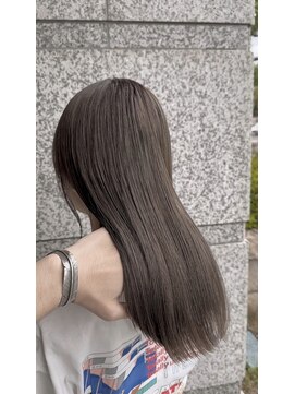 サロンドミルク 新百合ヶ丘店(salon de MiLK) ミルクティーベージュグレージュダブルカラーケアブリーチ