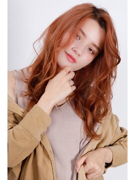 ハル 泉中央(hal) 【hal泉中央】アッシュ系に飽きたらオレンジべージュ♪