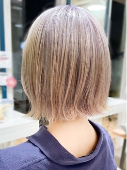 ヴィサージュファイン(VISAGE fine)の写真/【浦安/新浦安】なりたいカラーデザインに導く!透明感、ツヤ、ダメージレスのカラーは【fine】で思い通り☆
