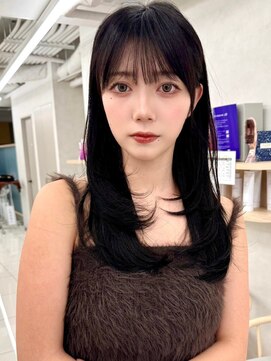 エジョン 幡ヶ谷店(Aejon) レイヤーロング/ヘルシースタイル/韓国ヘア/ベビーピンク/新宿