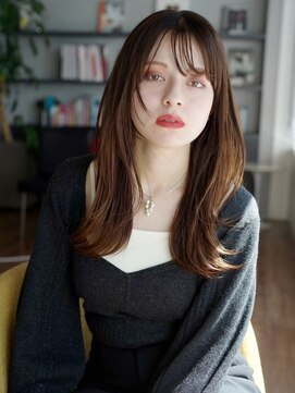 ケーツー エソラ池袋店(K-two) 大人ミディアム*くびれヘア*顔周りレイヤーカット*面長解消1