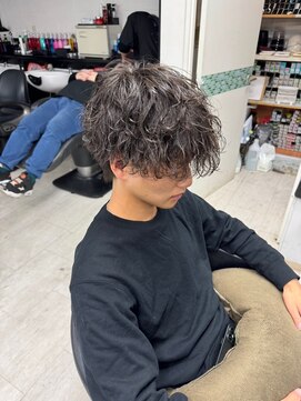 アイズ 本厚木(AIZU) メンズパーマ スパイラル
