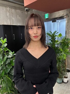 キャラハーフ 池袋東口店(KYARA HALF) フェイスレイヤー×春ブラウン/ミディアムレイヤー