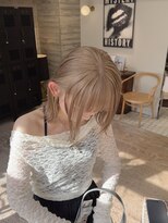 ヲタク(wotaku.)&nbsp;ホワイトミルクティーハイトーンカラー顔まわりレイヤーベージュ