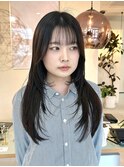 レイヤーカット/顔まわりレイヤー /レイヤースタイル/小顔カット