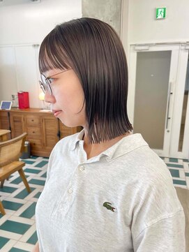 ノエ(noe) くびれヘア/アプリコットオレンジ/ハイライトカラー/栄r171