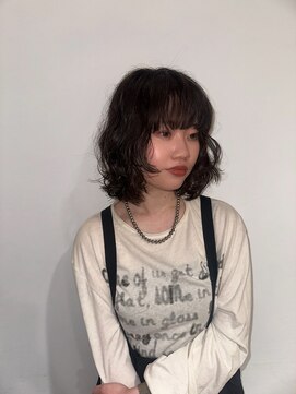 クリアー オブ ヘアー 藤が丘店(clear OF HAIR) 顔まわりカット×ボブパーマ